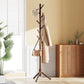 Coat Rack Stand with 3 Height Options and 8 Hooks Wooden Freestanding Coat Rack for Home, Office, Entryway, Hallway - Walmart.com