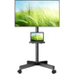 Mobile TV Stand for 23-60 Inch Screen TVs Tilt TV Cart with Shelf for Home Office, Holds up to 88Lbs, Max 400x400 mm - Walmart.com