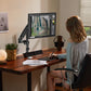 Myfurnideal Single Monitor Mount Fits 13-32'' Monitor with Height Adjustable Monitor Arm, Hold up to 19.8lbs - Walmart.com