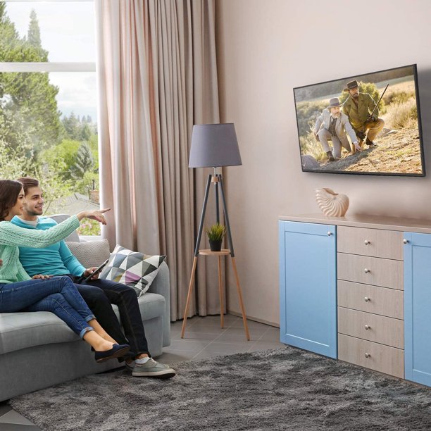 Tilt TV Wall Mount Bracket for Most 23-55 Inch Flat Curved TVs, Max 400x400mm, Holds up to 99lbs - Walmart.com