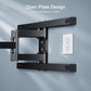 Full Motion TV Wall Mount Bracket for Most 37-80 Inches Flat Curved TVs, Weight Capacity Up to 132lbs, Max 600x400mm - Walmart.com