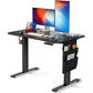 Electric Standing Desk with Storage Bag 40" x 24" Height Adjustable Computer Stand Up Table for Home Office, Black - Walmart.com