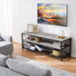 Myfurnideal TV Stand for 60" TV 3-Tier Entertainment Center with Storage for Living Room, Oak Grey - Walmart.com
