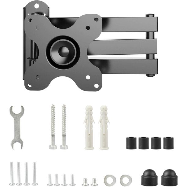 Full Motion TV Wall Mount Bracket for Most 13-30 inch TVs Monitors, Holds up to 33lbs, Max 100x100mm - Walmart.com