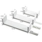 Myfurnideal 3 Sets Floating Shelves Wall Mounted U Shelf White Storage Shelves for Bathroom, Bedroom, Living Room, Kitchen - Walmart.com