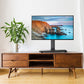 Universal Swivel TV Stand for 26-55 inch TVs Height Adjustable Table Top TV Mount Stand with Tempered Glass Base, Max 400x400mm, Hold up to 88lbs - Walmart.com